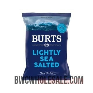 Burts Lightly Sea Salted Hand Cooked British Potato Chips 150gX10